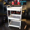 Carrito Organizador de 3 Niveles con Ruedas