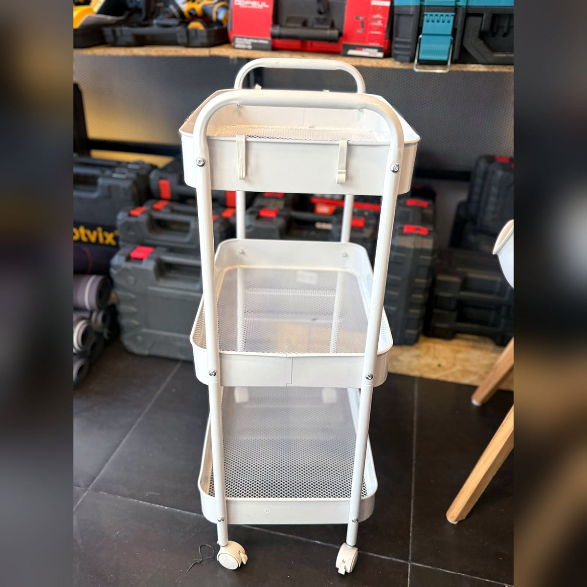 Carrito Organizador de 3 Niveles con Ruedas