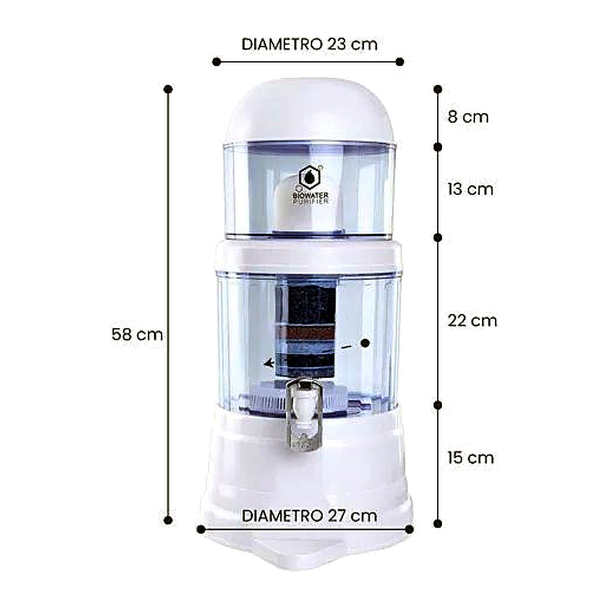 Filtro Purificador de Agua 14 Litros