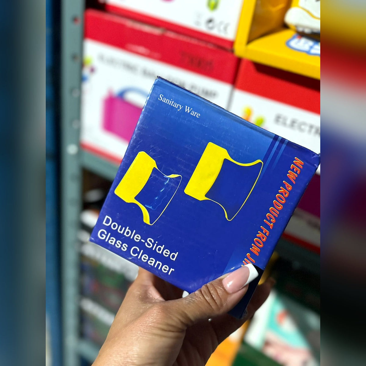 Limpiavidrios Magnético de Doble Cara