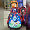 Morral Escolar con Ruedas y Diseño 3D