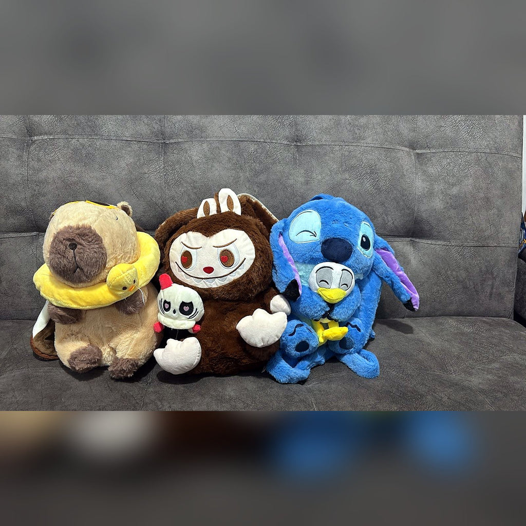 Peluche 2 en 1 que se Convierte en Bolso