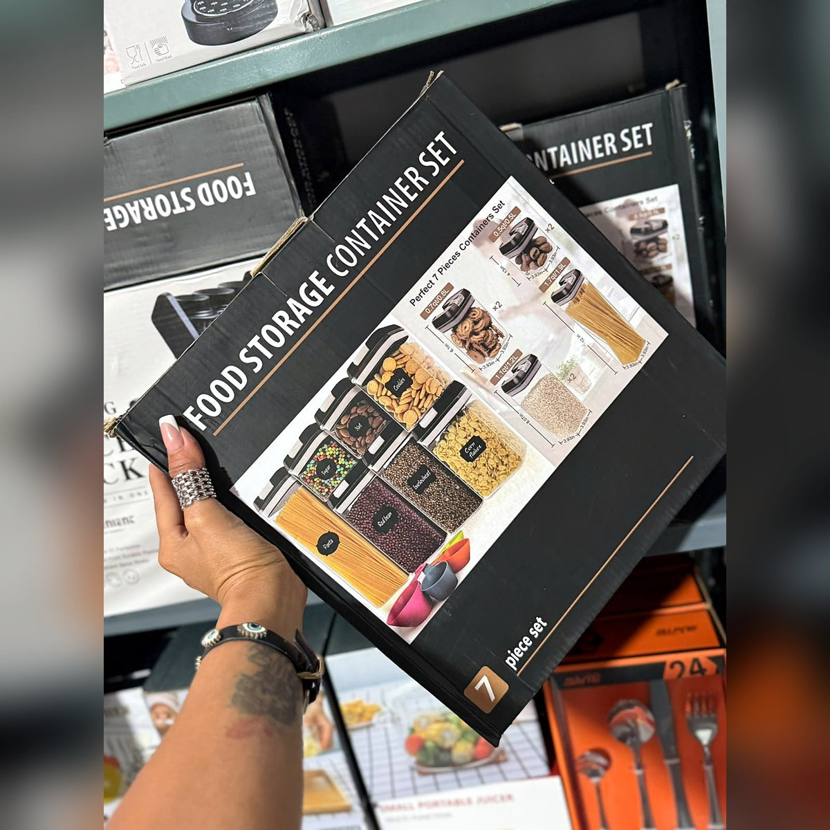 Set de Recipientes Herméticos para Alimentos